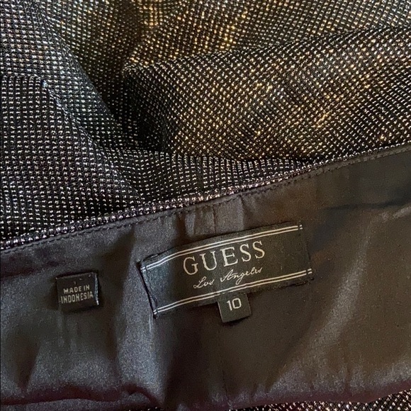 Guess Gliterly Black Skirt - Picture 6 of 6